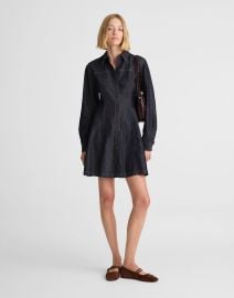 Airy Denim Seamed Shirtdress in Rinse Wash at Madewell